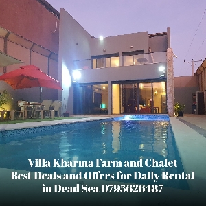 Villa with Pool in Dead Sea for Daily Rent…