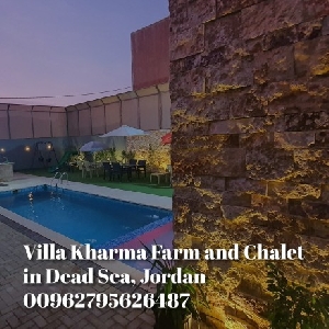Chalet with Pool in Dead Sea for Daily Rent…