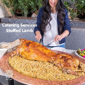A Whole Stuffed Lamb Catering for Occasions…