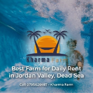 Farm with Pool in Dead Sea for Daily Rent…